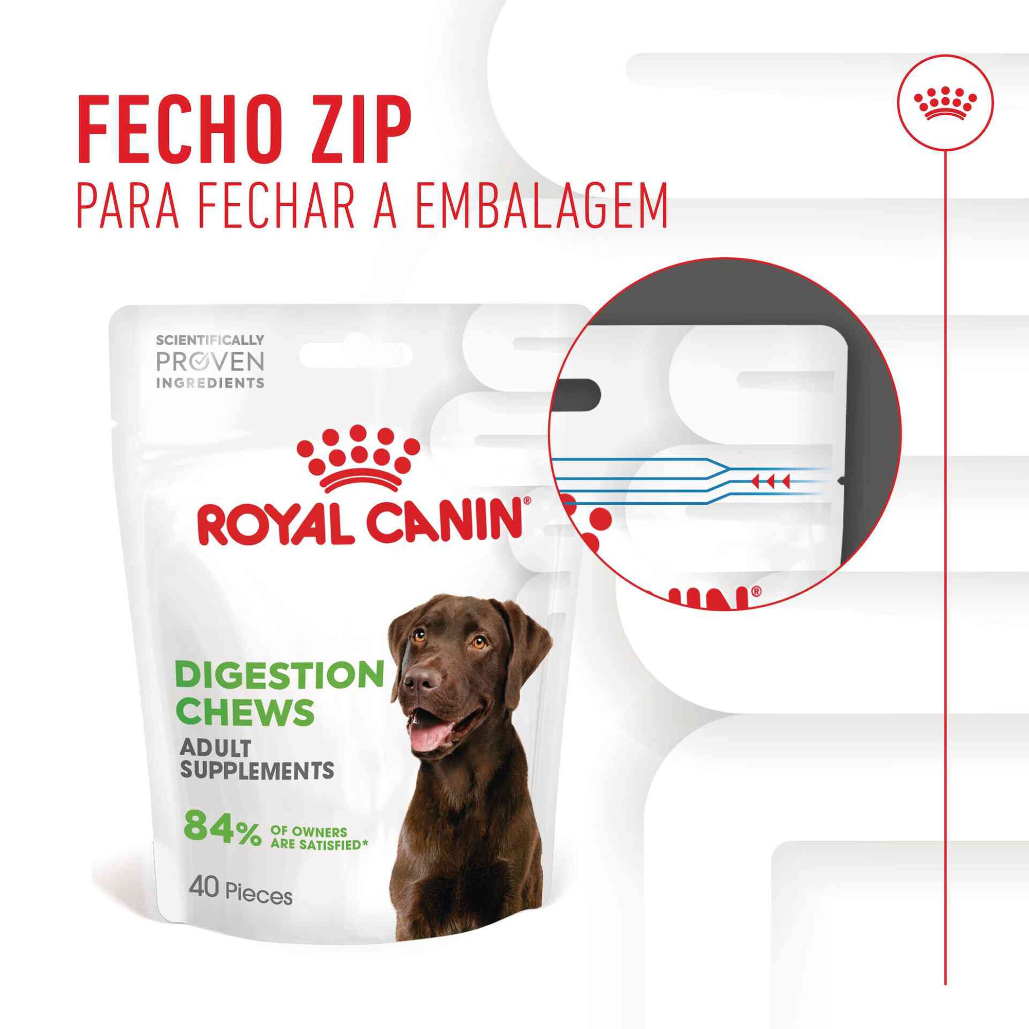 Suplemento Snack para Cão Adulto Digestion Chews