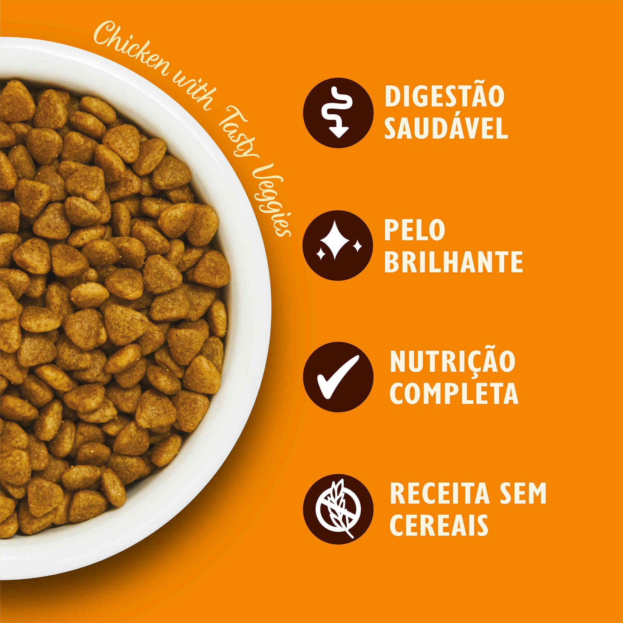 Ração para Gato Adulto de Frango
