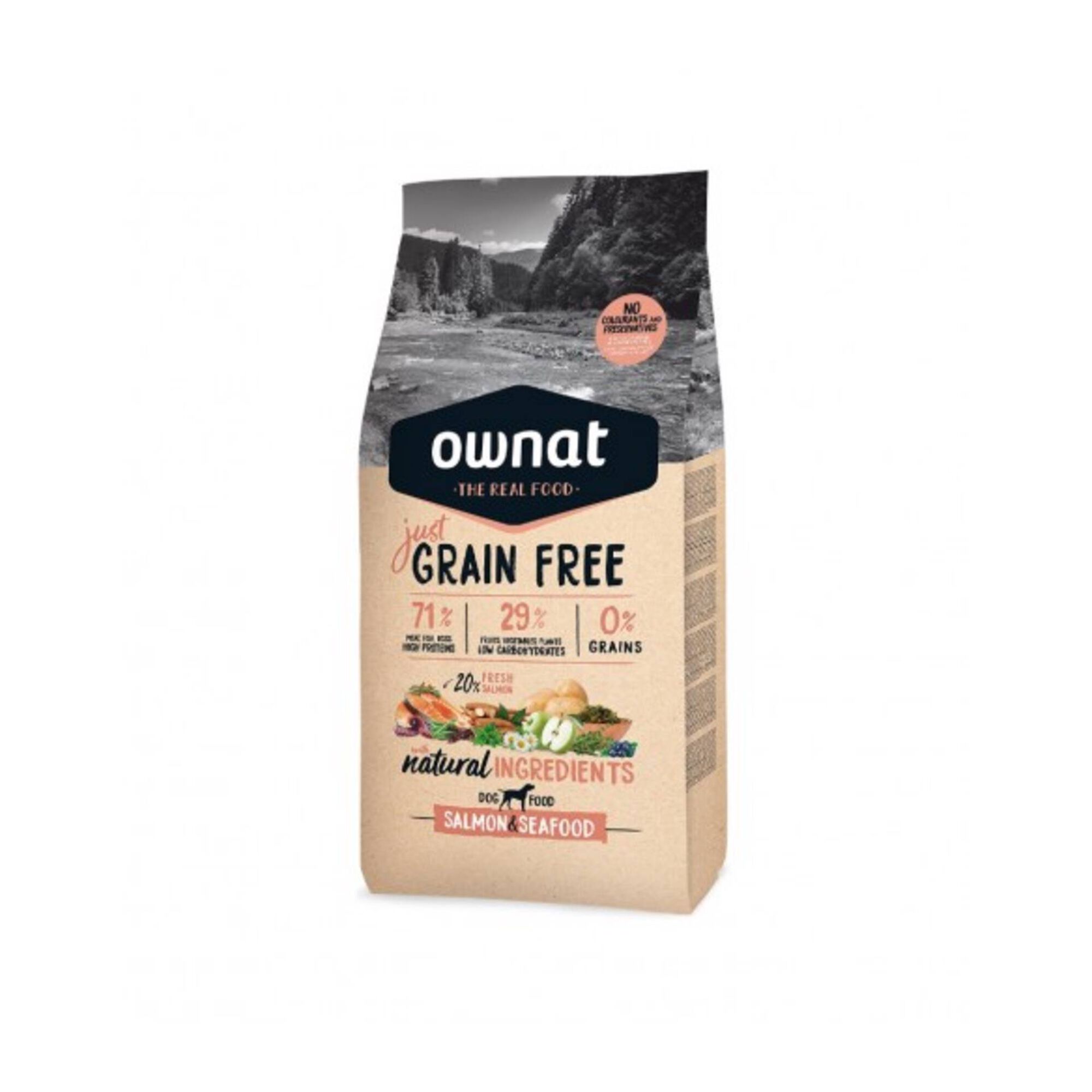 Ração para Cão Just Grain Free Salmão e Frutos do Mar