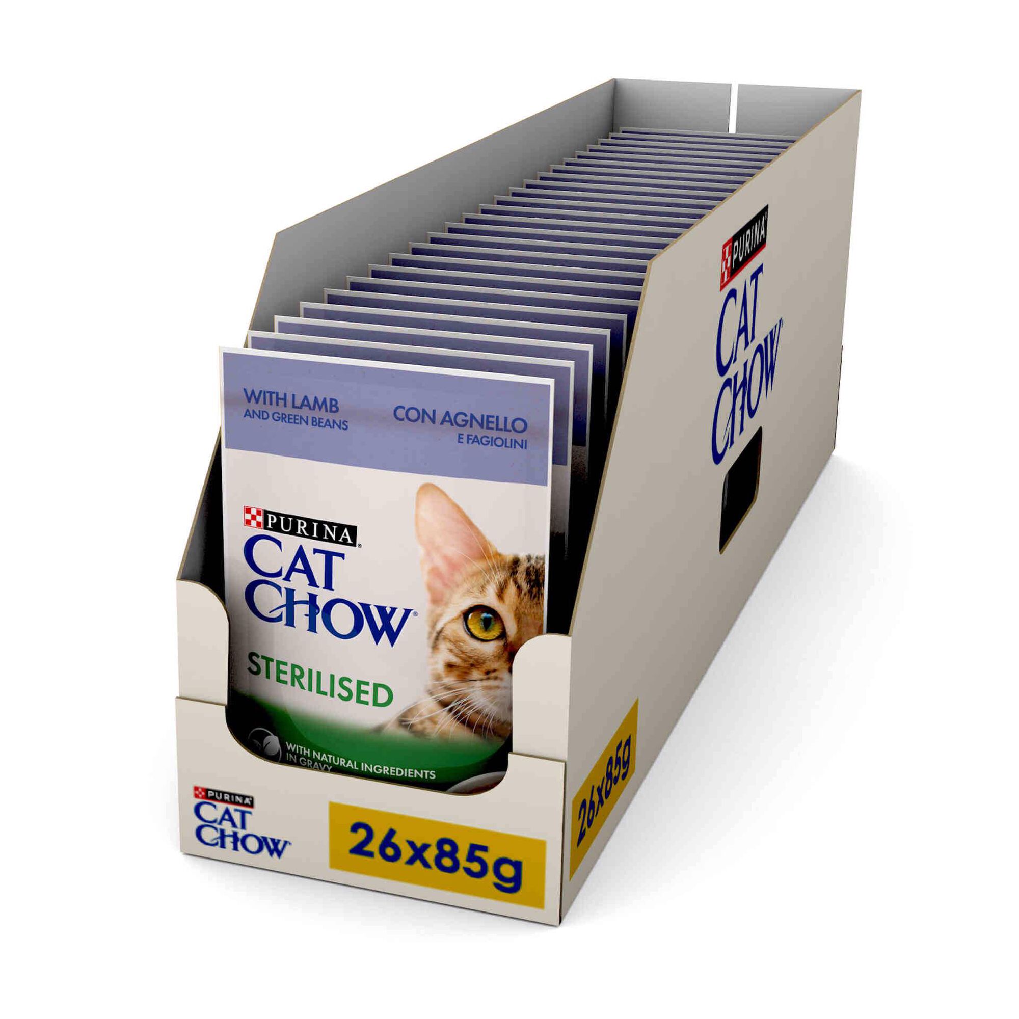 Caixa de Comida Húmida para Gato Esterilizado Borrego