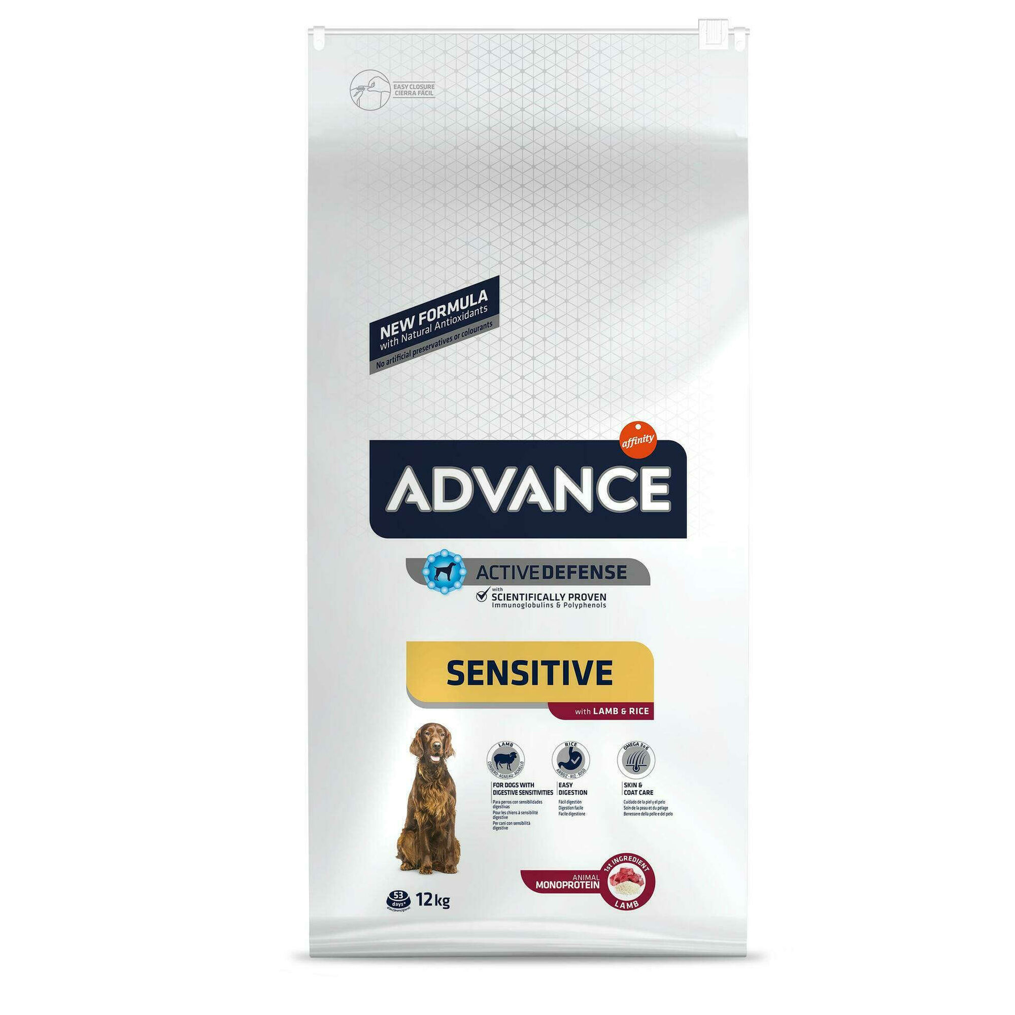Ração para Cão Adulto All Breed Sensitive Borrego e Arroz