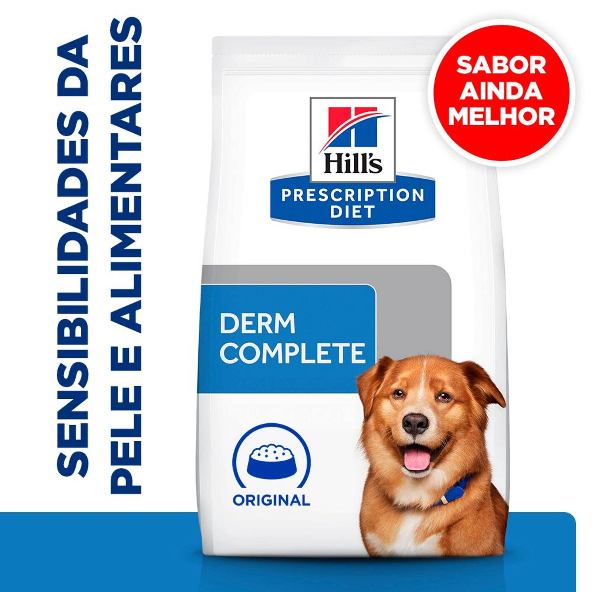 Ra&ccedil;&atilde;o para C&atilde;o Adulto Prescription Diet Derm Complete Frango