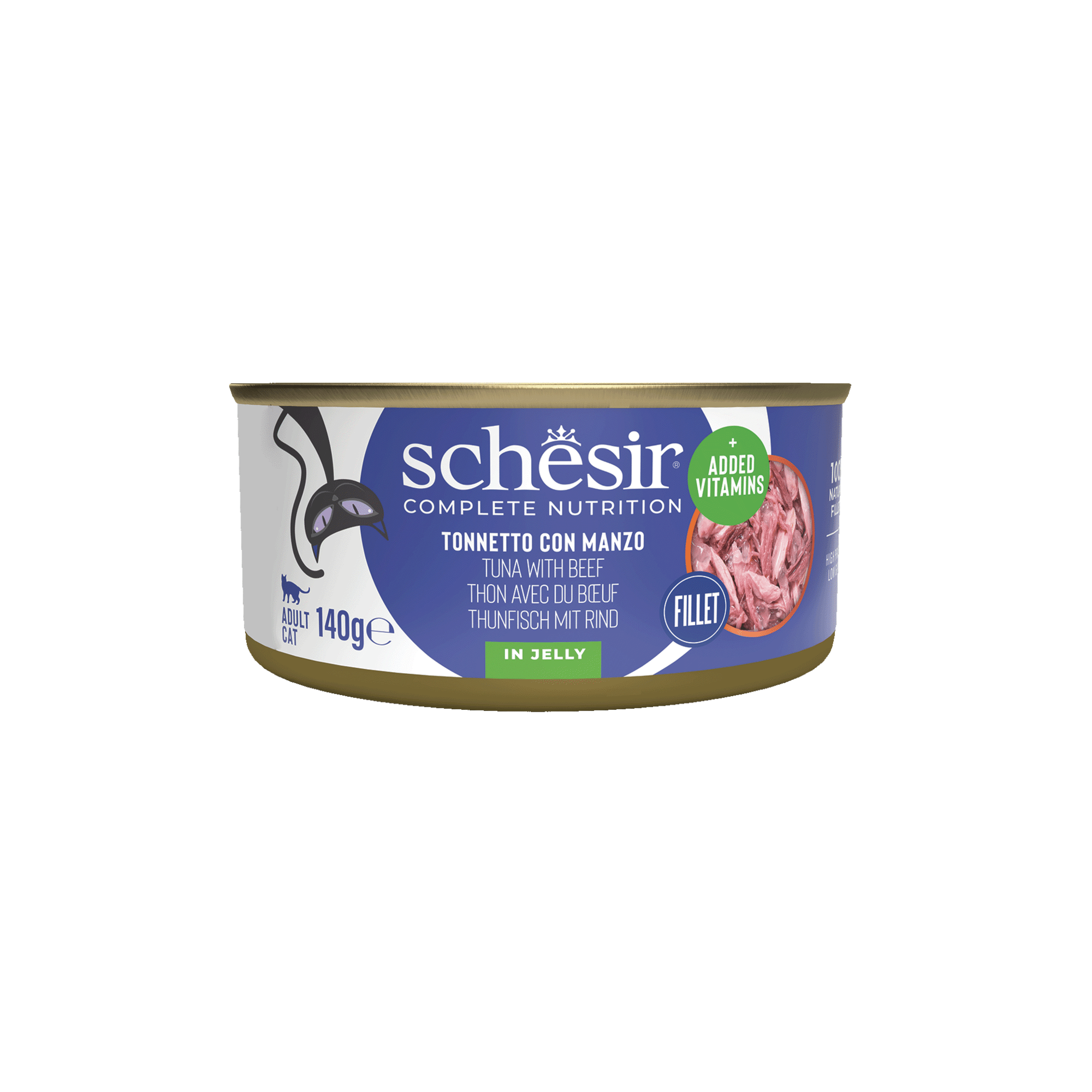 Comida Húmida para Gato Adulto Atum e Filete Carne Comida Húmida para Gato Adulto Atum e Filete Carne