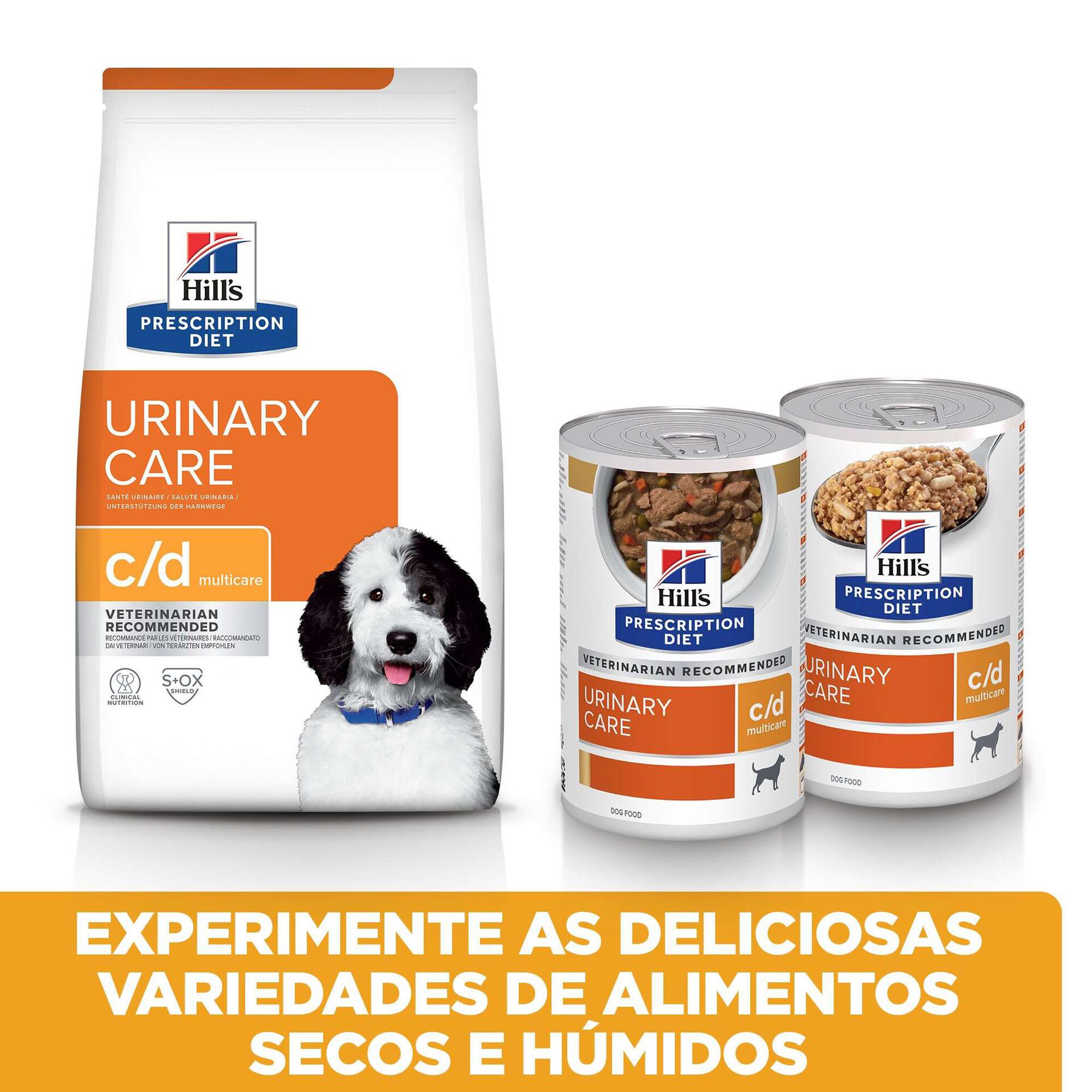 Ra&ccedil;&atilde;o para C&atilde;o Adulto Prescription Diet Urinary Care Multicare Frango