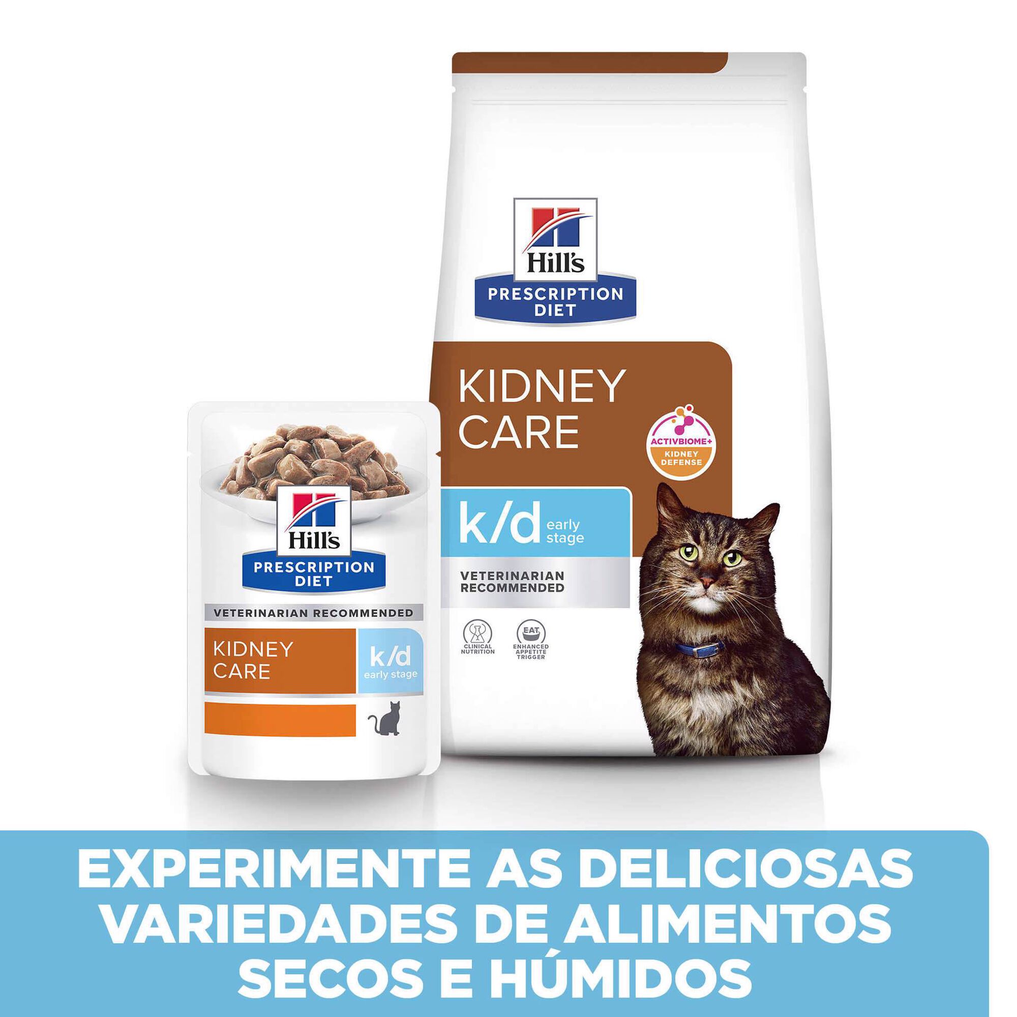 Comida Húmida para Gato Adulto Prescription Diet Early Stage Cuidado Renal em Saquetas