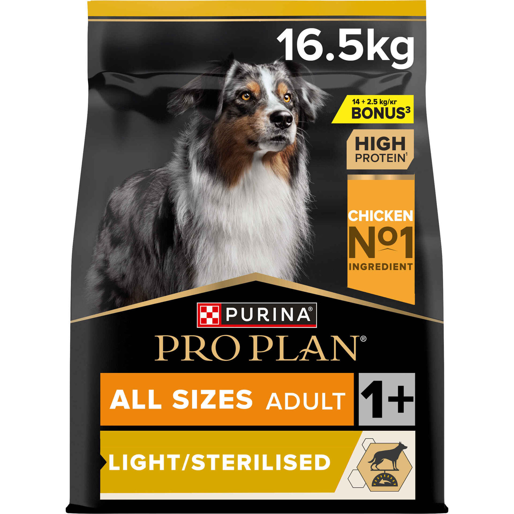 Ração para Cão Adulto Esterilizado Light