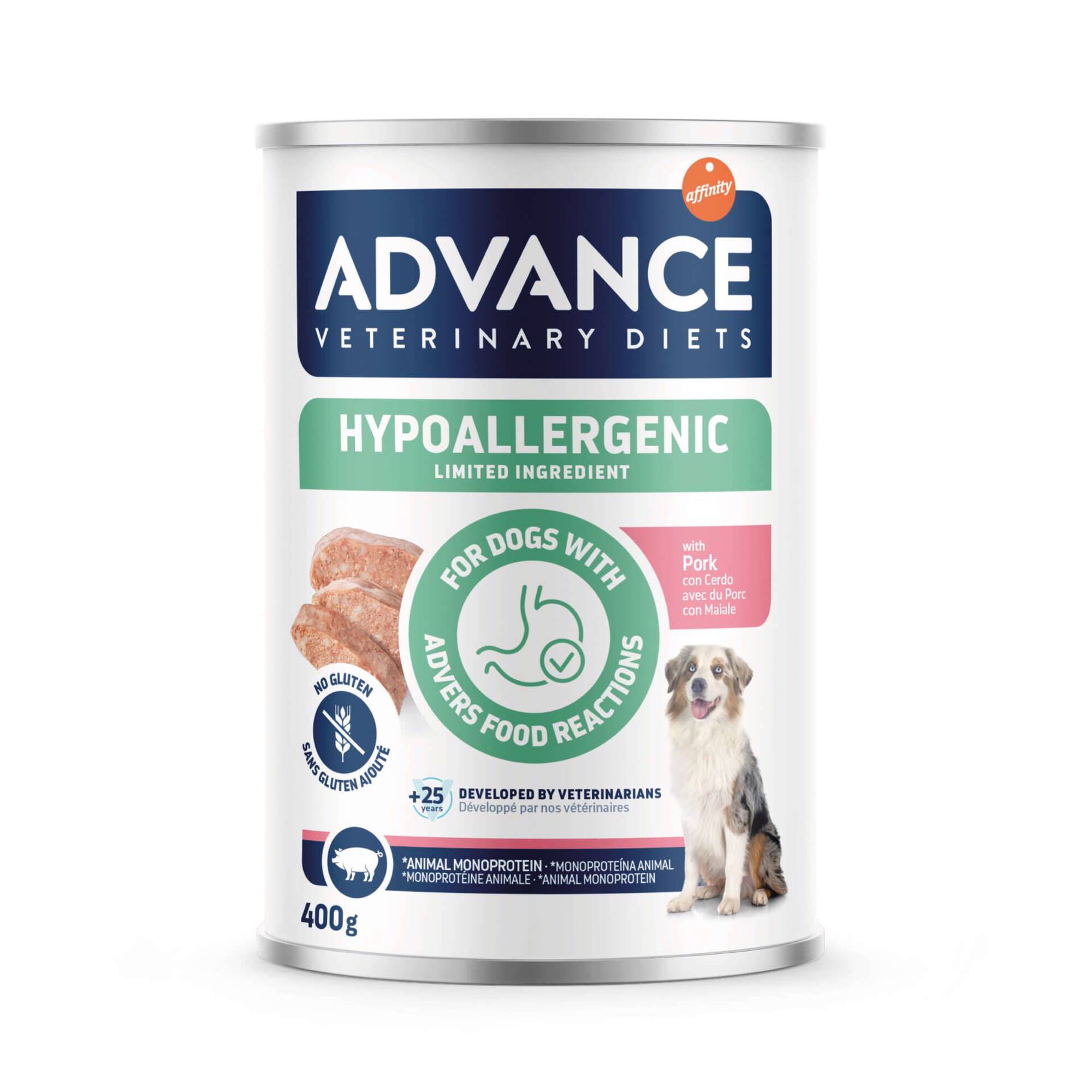 Comida H&uacute;mida para C&atilde;o Adulto Hypoallergenic Porco