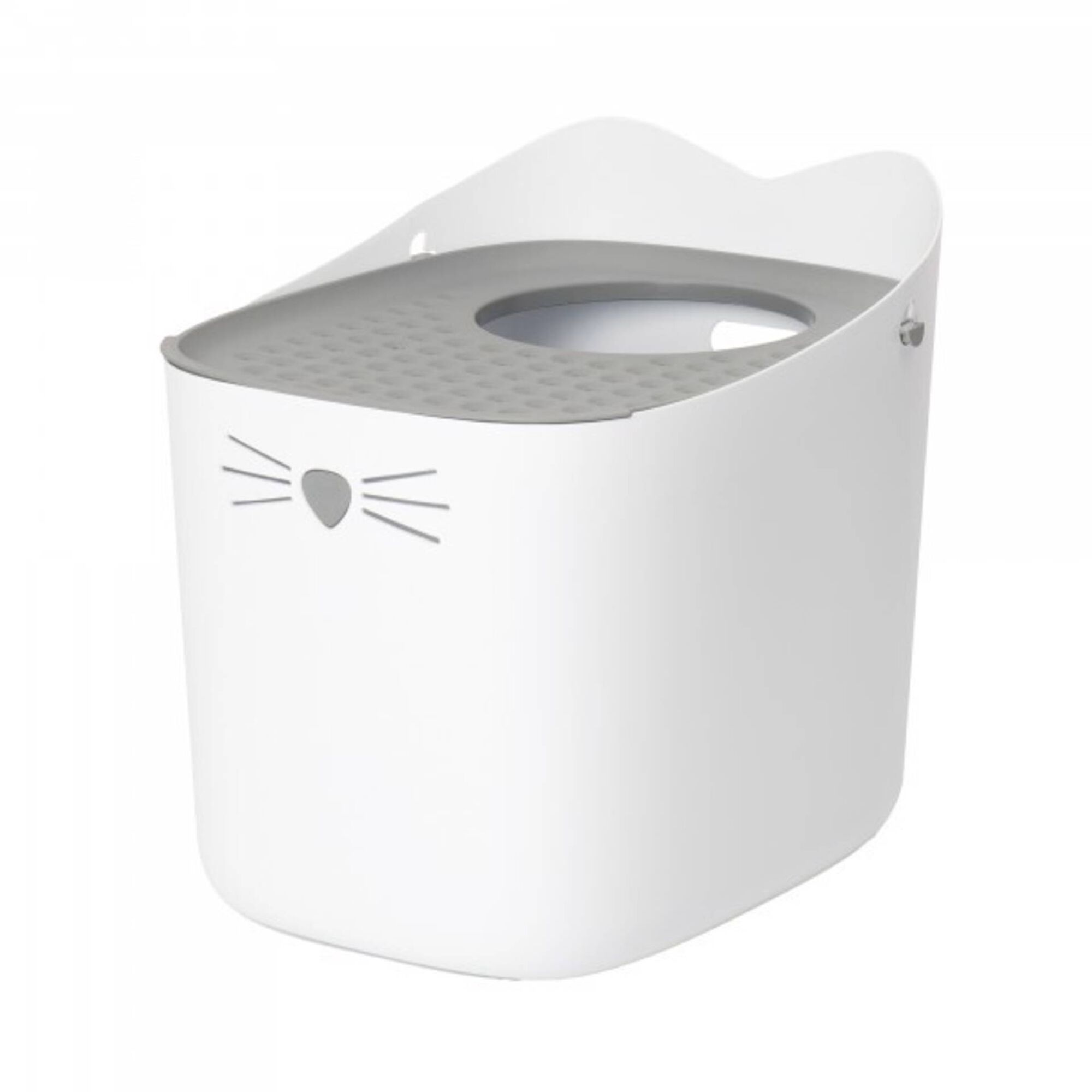 Caixa de Areia para Gato Pixi Branca