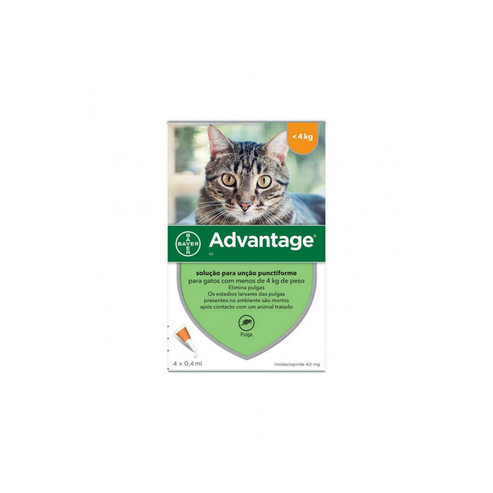 Pipeta Antiparasitária para Gato 40