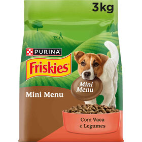 Ra&ccedil;&atilde;o para C&atilde;o Adulto Mini Menu Vaca Purina Friskies