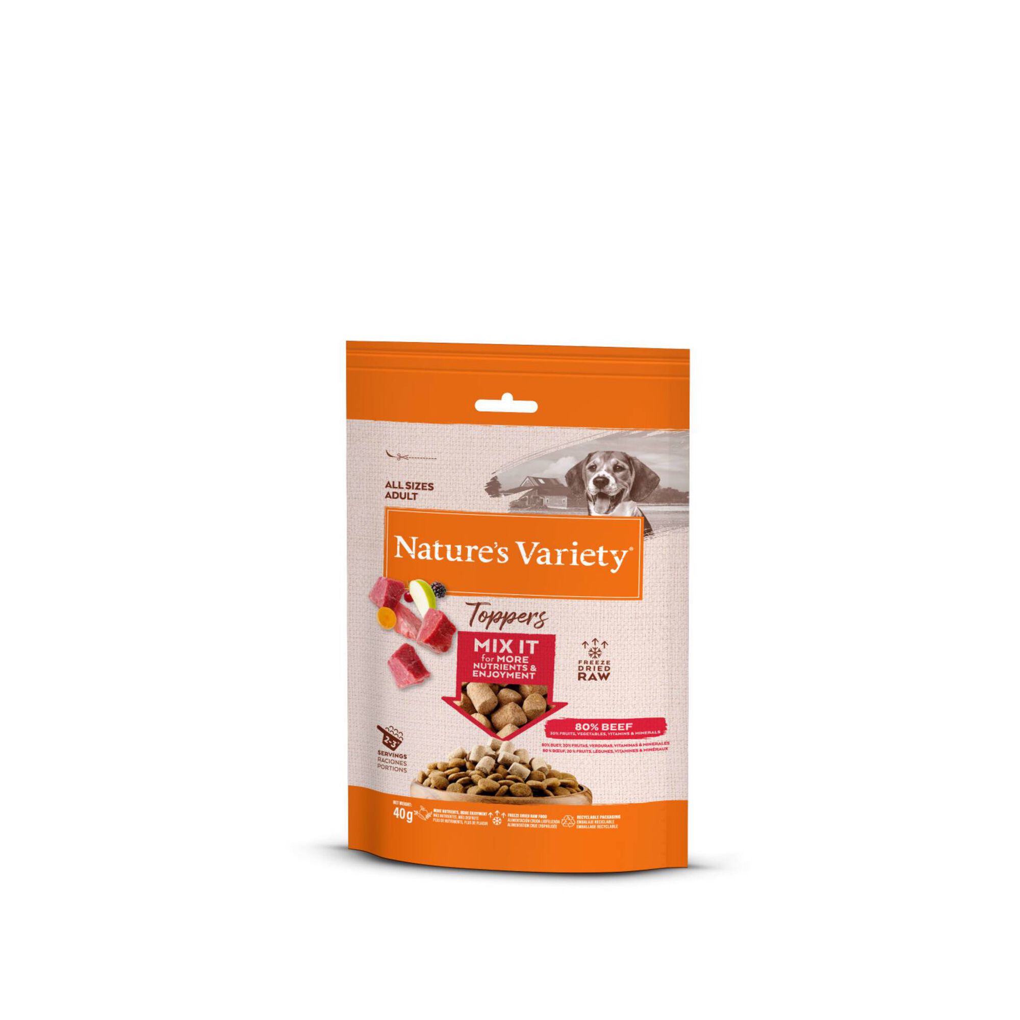 Snack para Cão Toppers Liofilizado Vaca