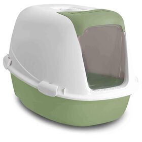 Caixa de Areia para Gato Curvy Verde