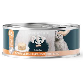 Comida Húmida para Gato Adulto Soufflé Frango com Ovo