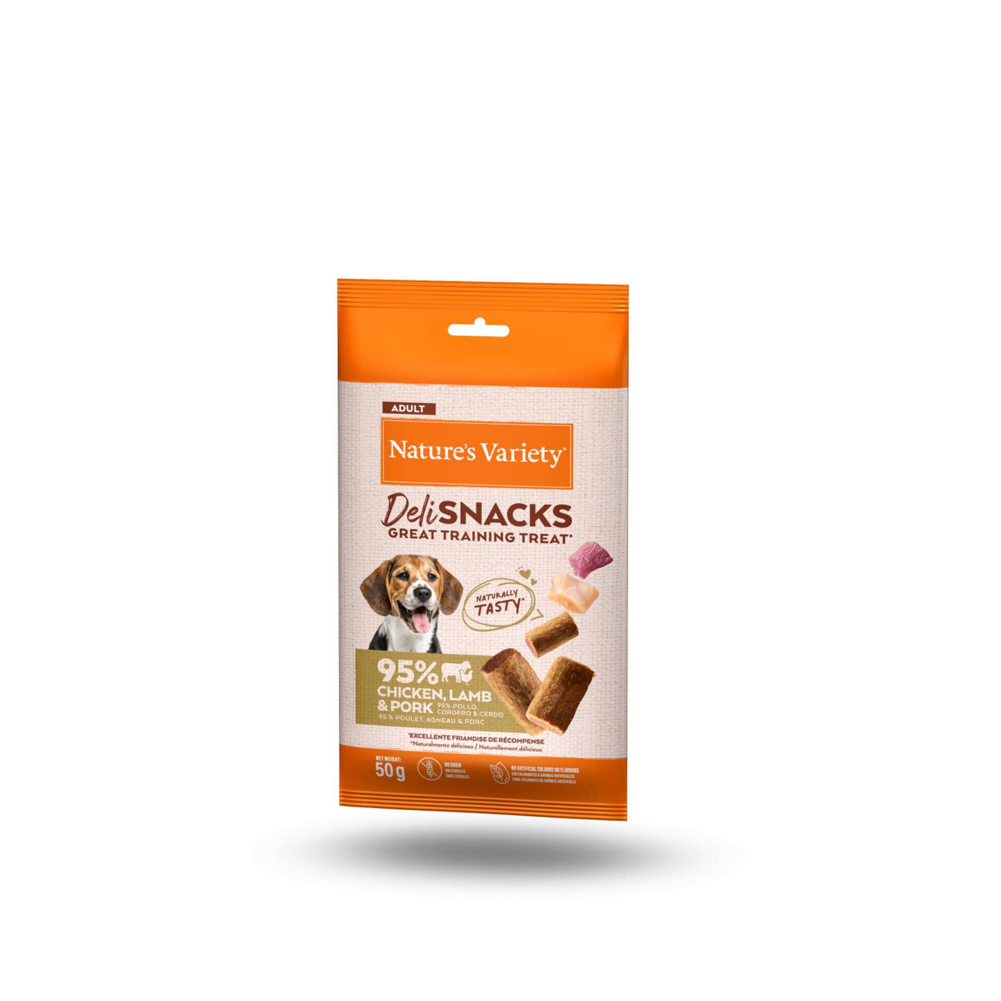 Snack para Cão Adulto DeliSnacks Natural Frango e Cordeiro
