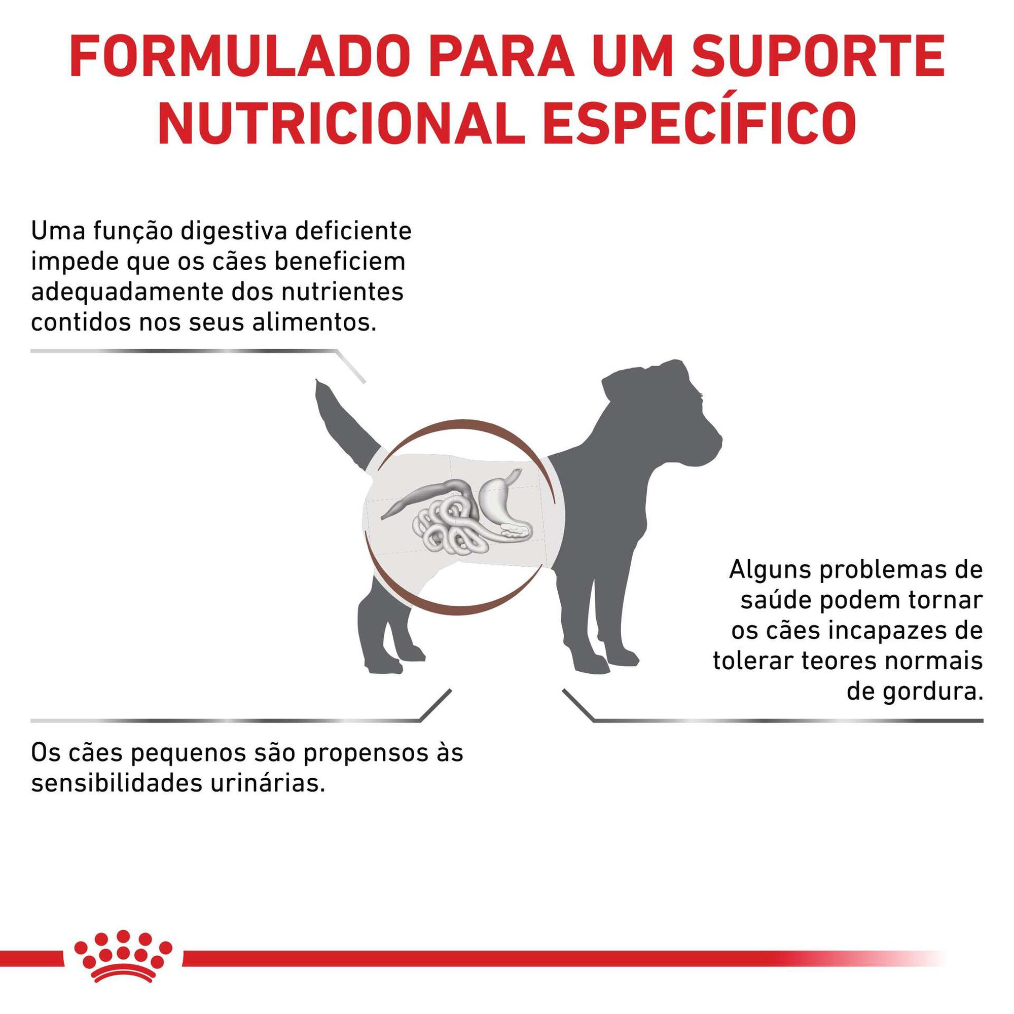 Ração para Cão Adulto Raças Pequenas Gastrintestinal Low Fat