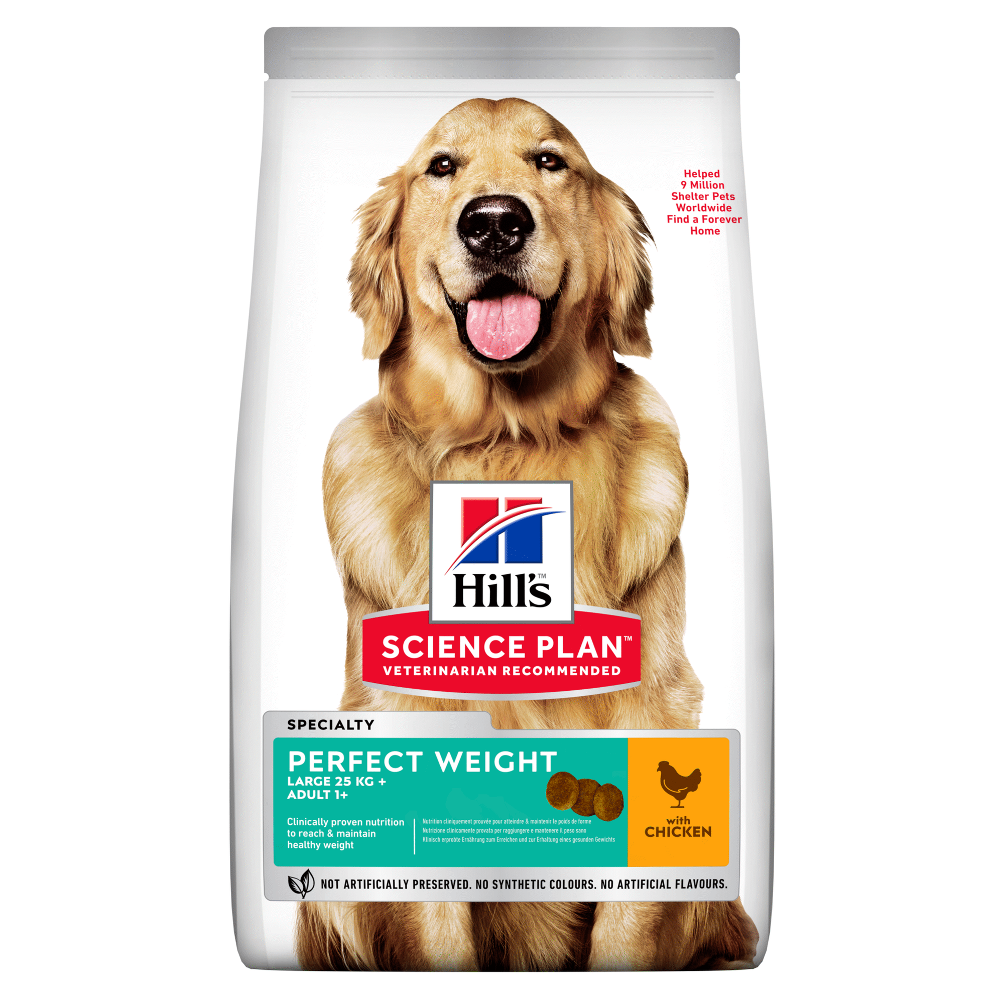 Ração para Cão Adulto Maxi Science Plan Perfect Weight Frango Ração para Cão Adulto Maxi Science Plan Perfect Weight Frango