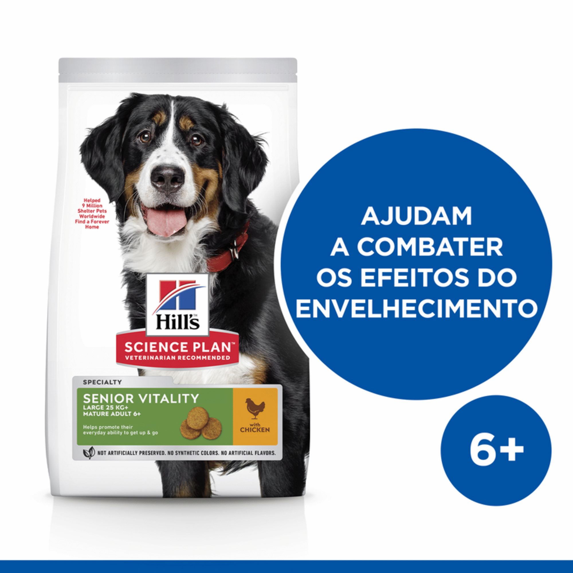 Ração para Cão Adulto Maxi Science Plan Vitality 7+ Frango