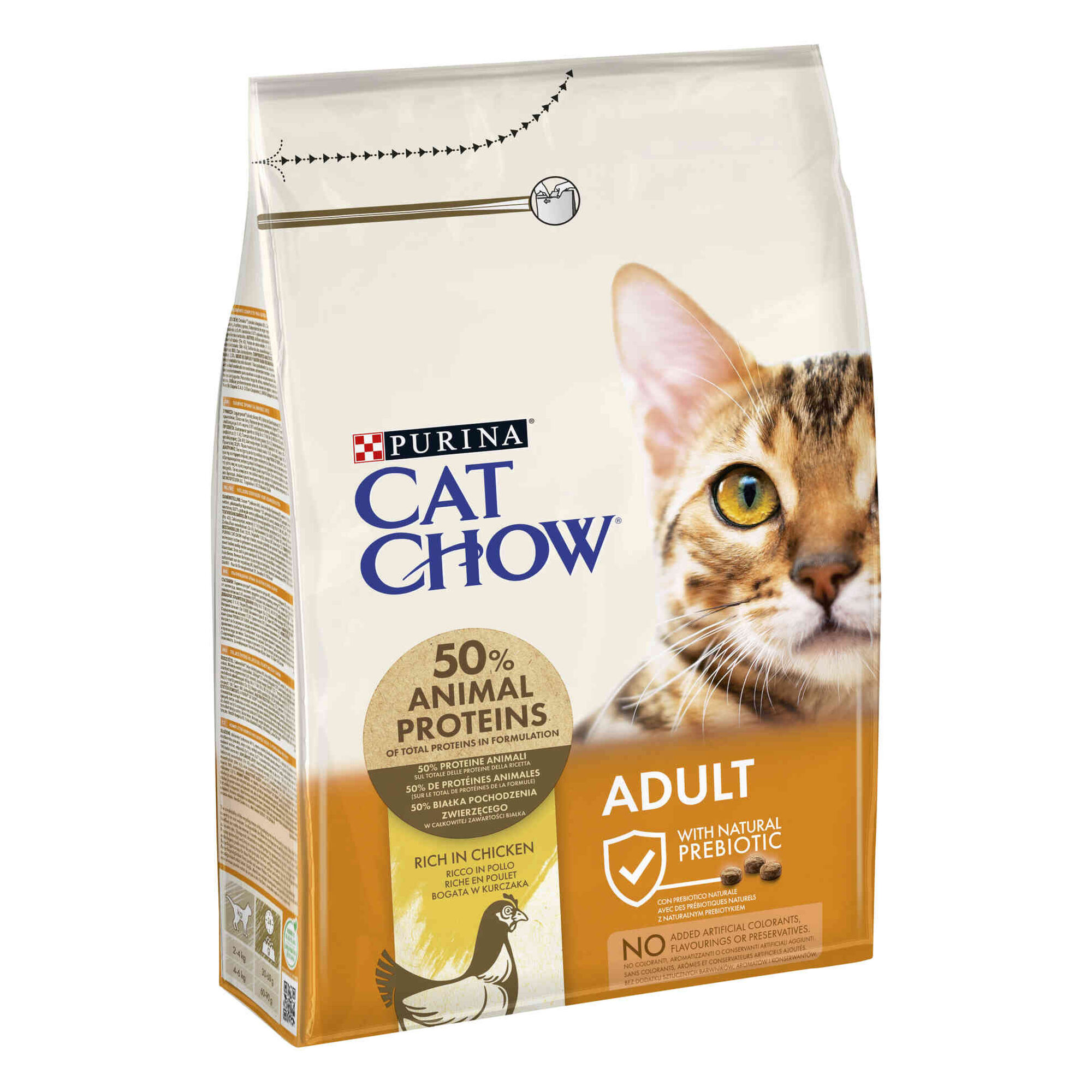 Ração para Gato Adulto Peru e Galinha