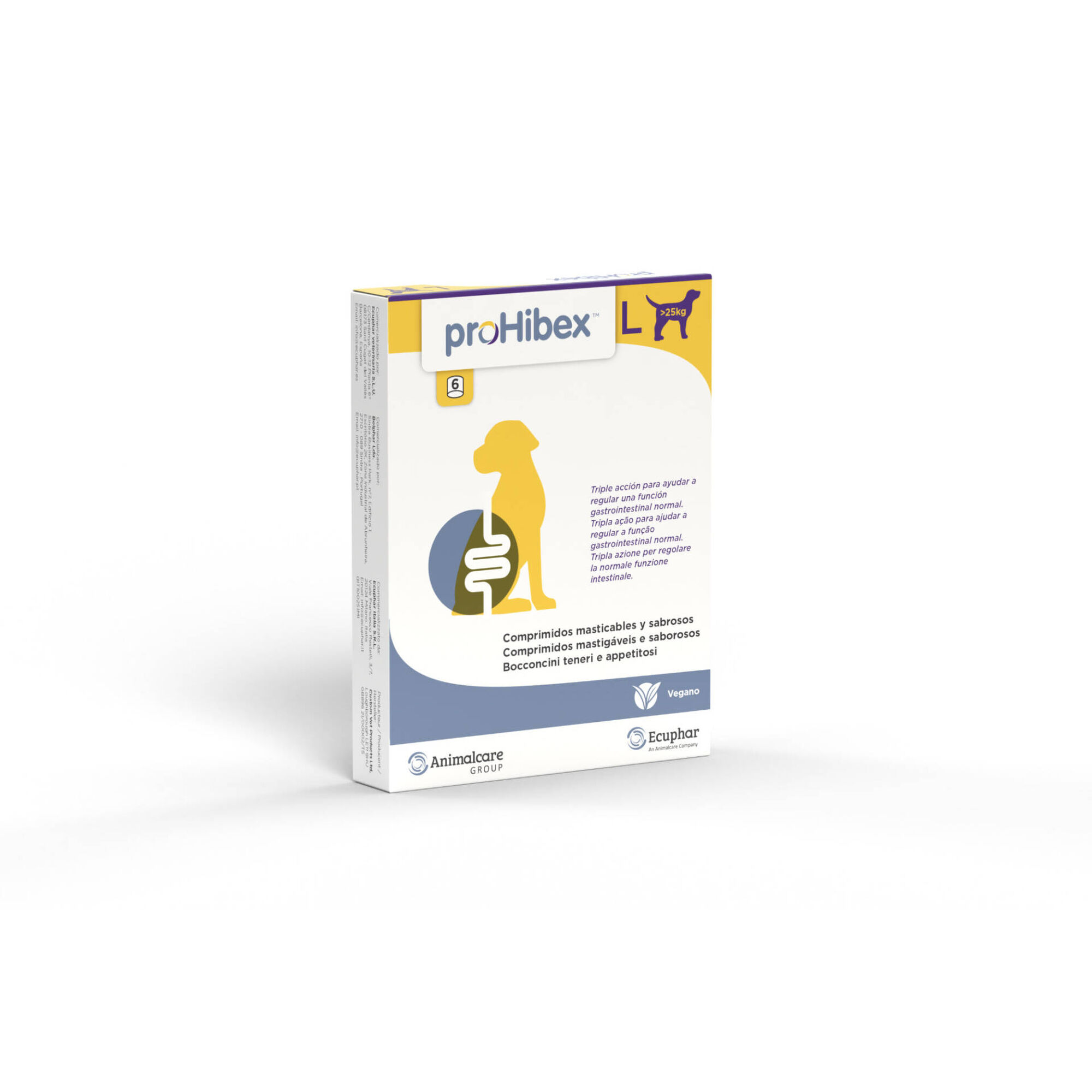 Suplemento para C&atilde;o ProHibex Gastrointestinal (+25kg)