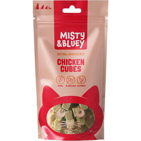 Snack para Gato Cubos Frango Misty & Bluey