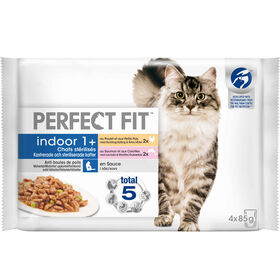 Comida Húmida para Gato Esterilizado Indoor Frango e Salmão Saquetas Comida Húmida para Gato Esterilizado Indoor Frango e Salmão Saquetas