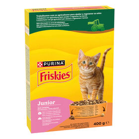 Ra&ccedil;&atilde;o para Gato J&uacute;nior Frango, Leite e Legumes Purina Friskies