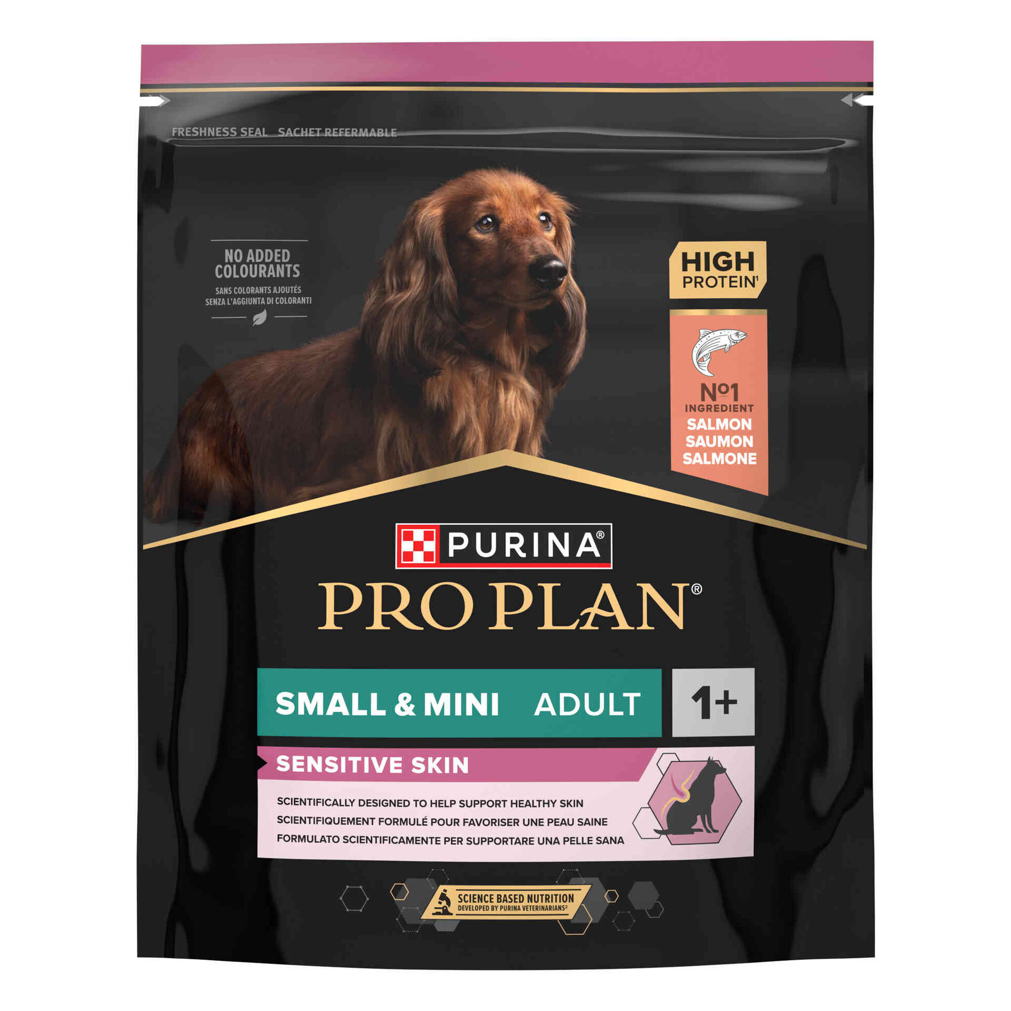 Ra&ccedil;&atilde;o para C&atilde;o Adulto Mini Pele Sens&iacute;vel Optiderma Purina Pro Plan