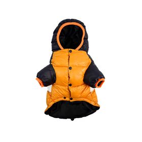 Anorak para Cão Stripes Laranja e Preto XS Anorak para Cão Stripes Laranja e Preto XS