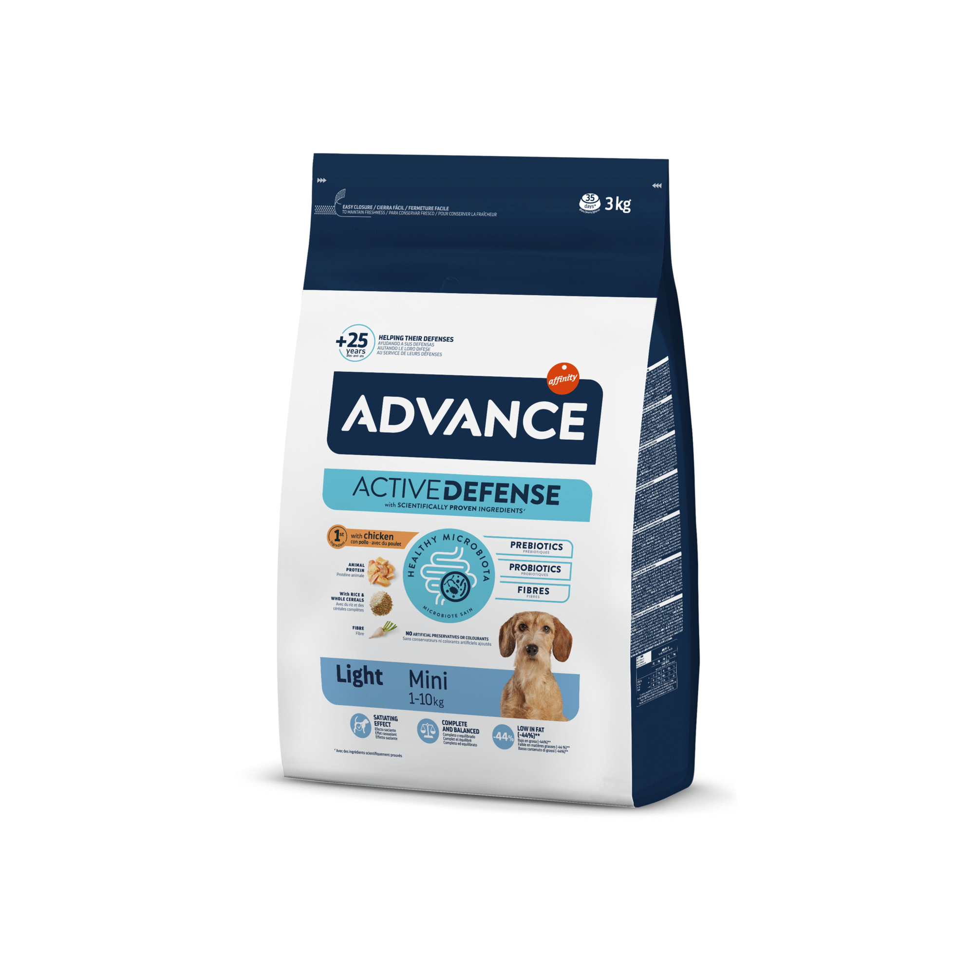 Ração para Cão Adulto Mini Light Frango e Arroz