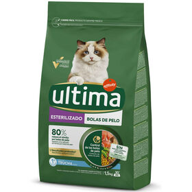 Ração para Gato Esterilizado Bolas de Pelo Truta