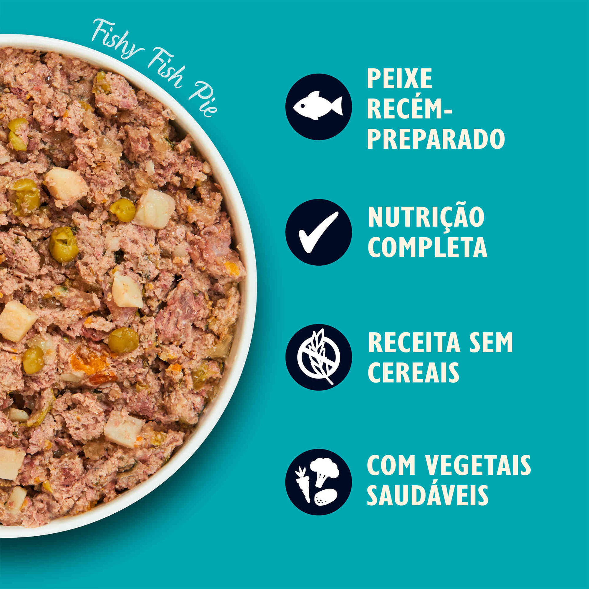 Comida Húmida para Cão Adulto Peru, Salmão e Arenque