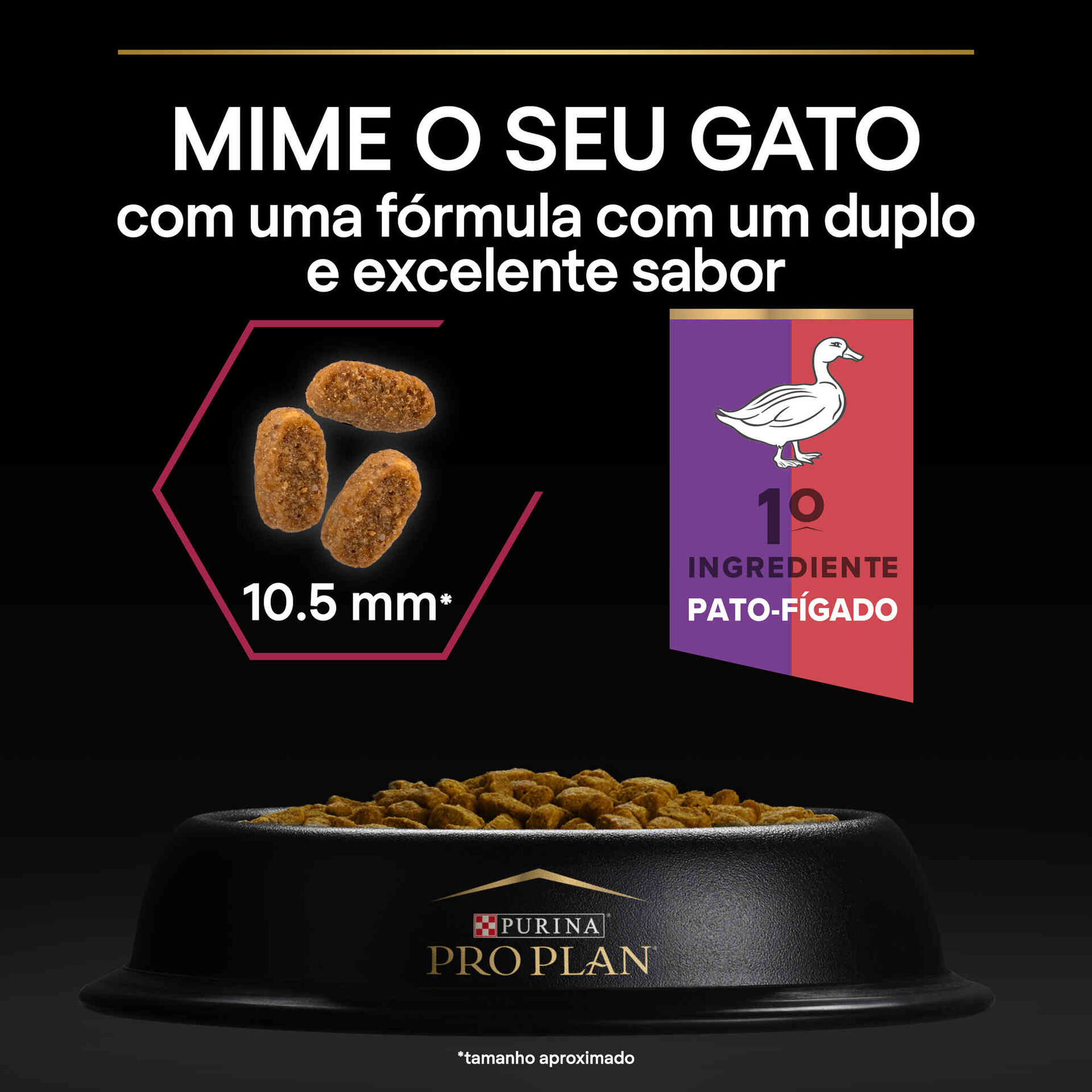 Ração para Gato Adulto Esterilizado Savoury Duo Pato e Fígado