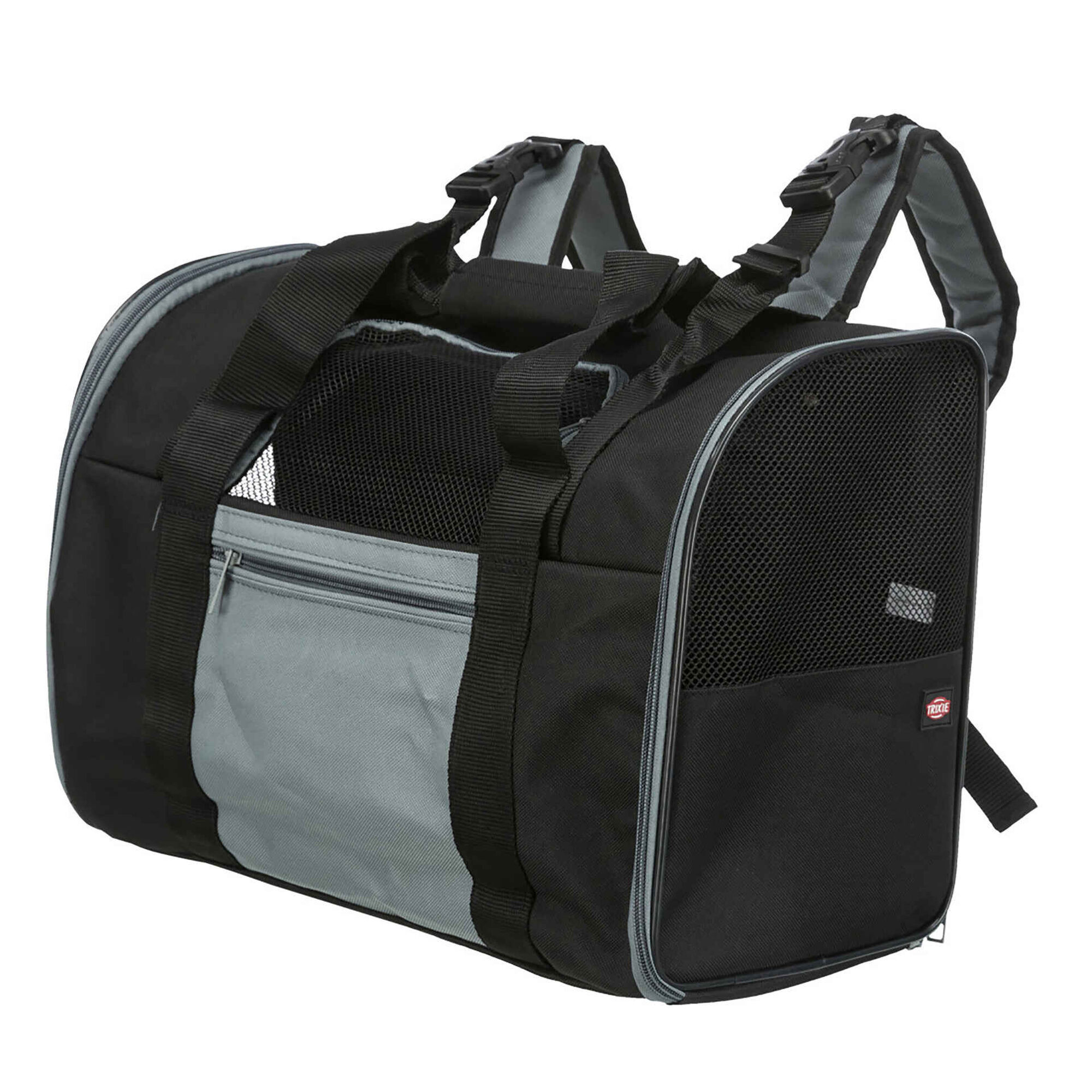 Mochila Transportadora para Cão Tbag Preta e Azul
