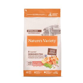 Ração para Gato Adulto Esterilizado Sem Cereais Natural Salmão