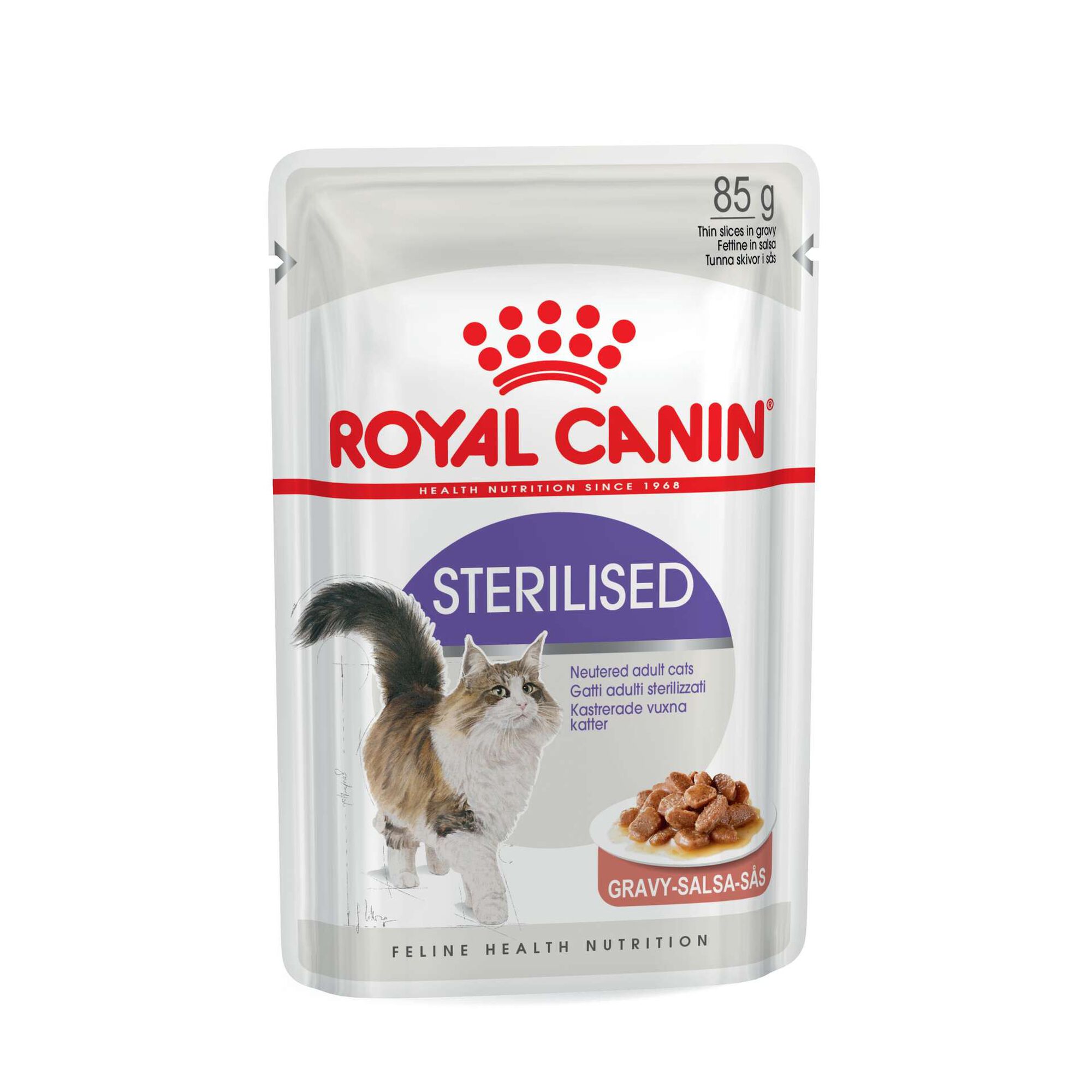 Comida Húmida para Gato Adulto Esterilizado Saquetas