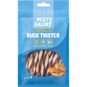 Snack para C&atilde;o Espirais Pato Misty & Bluey