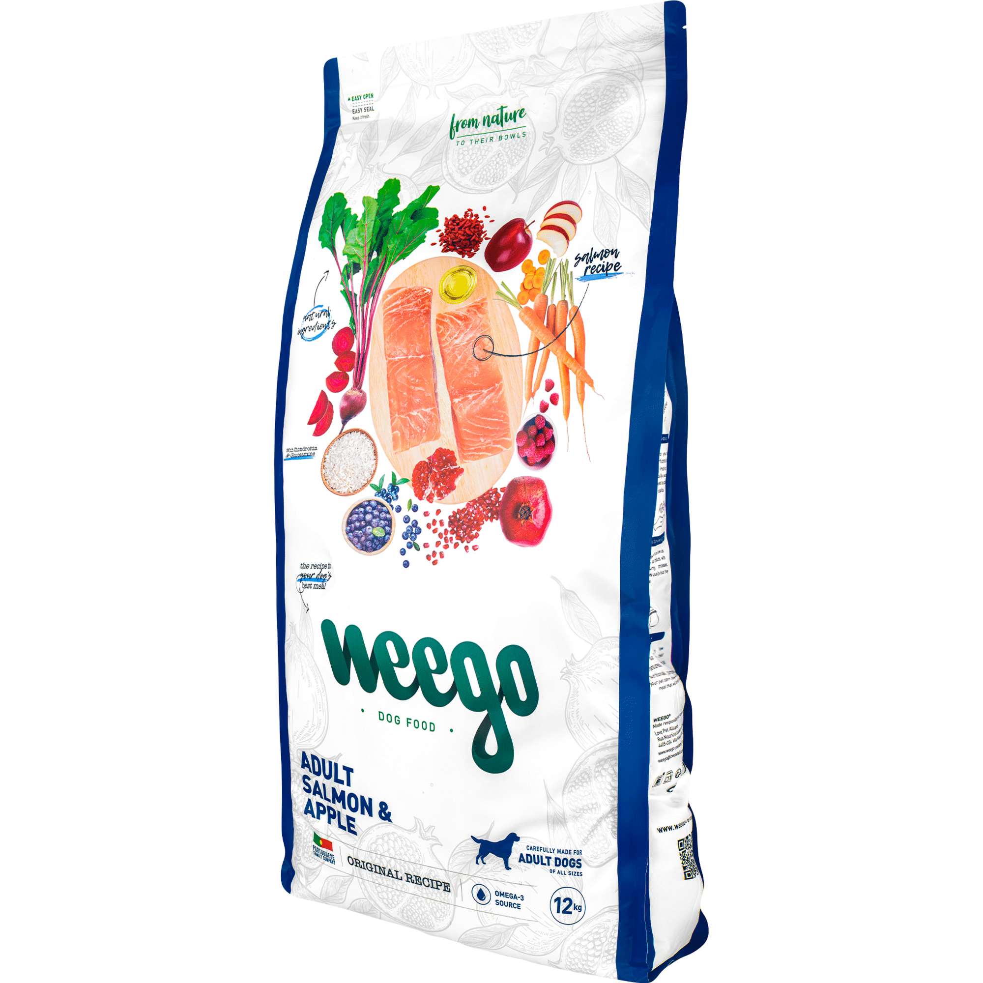 Ração para Cão Adulto Salmão e Maçã