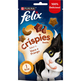 Snack para Gato Adulto Crispies Vaca e Frango