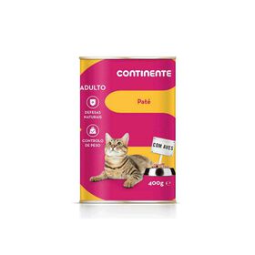 Comida Húmida para Gato Adulto Patê Aves Lata Comida Húmida para Gato Adulto Patê Aves Lata