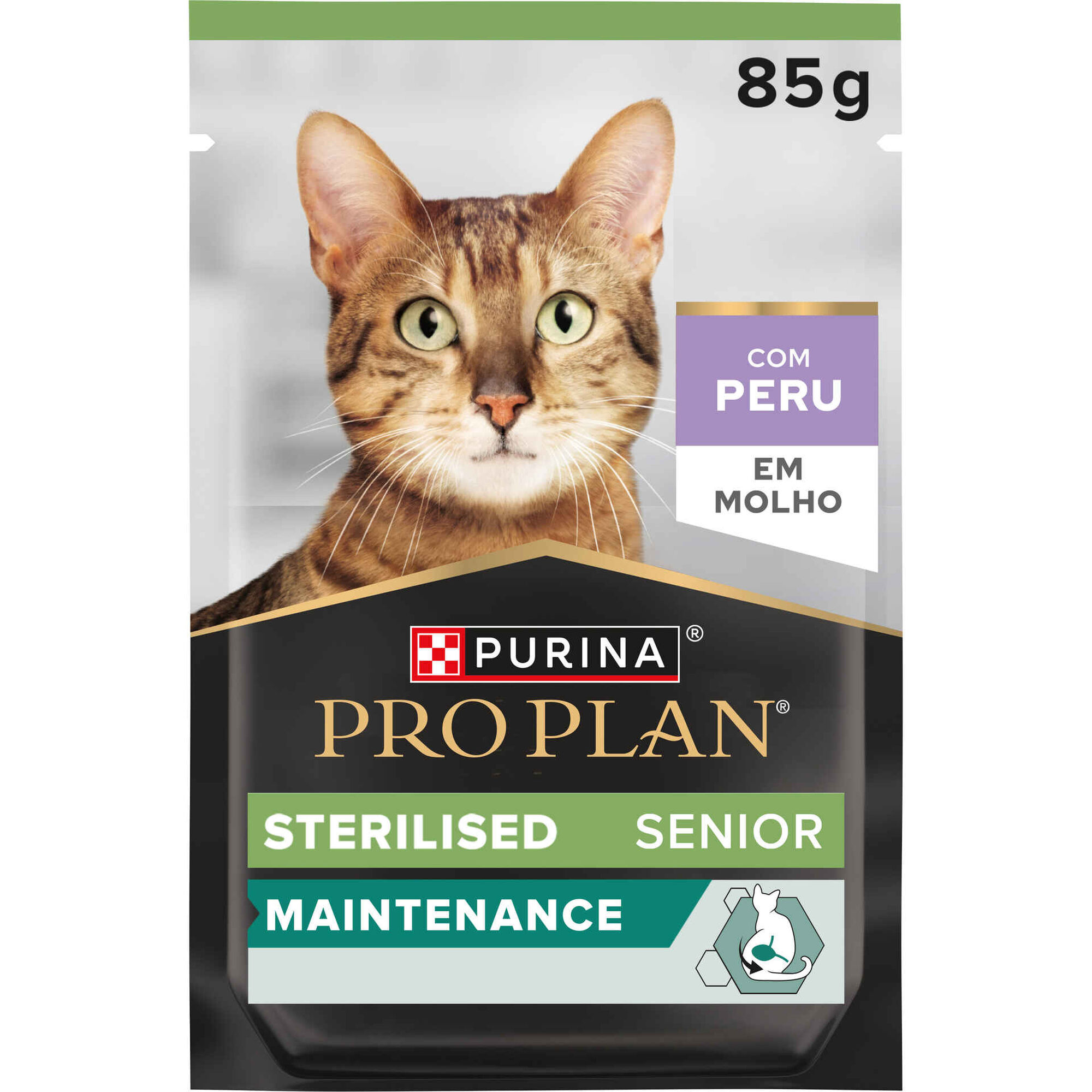 Comida Húmida para Gato Sénior Esterilizado Peru em Molho