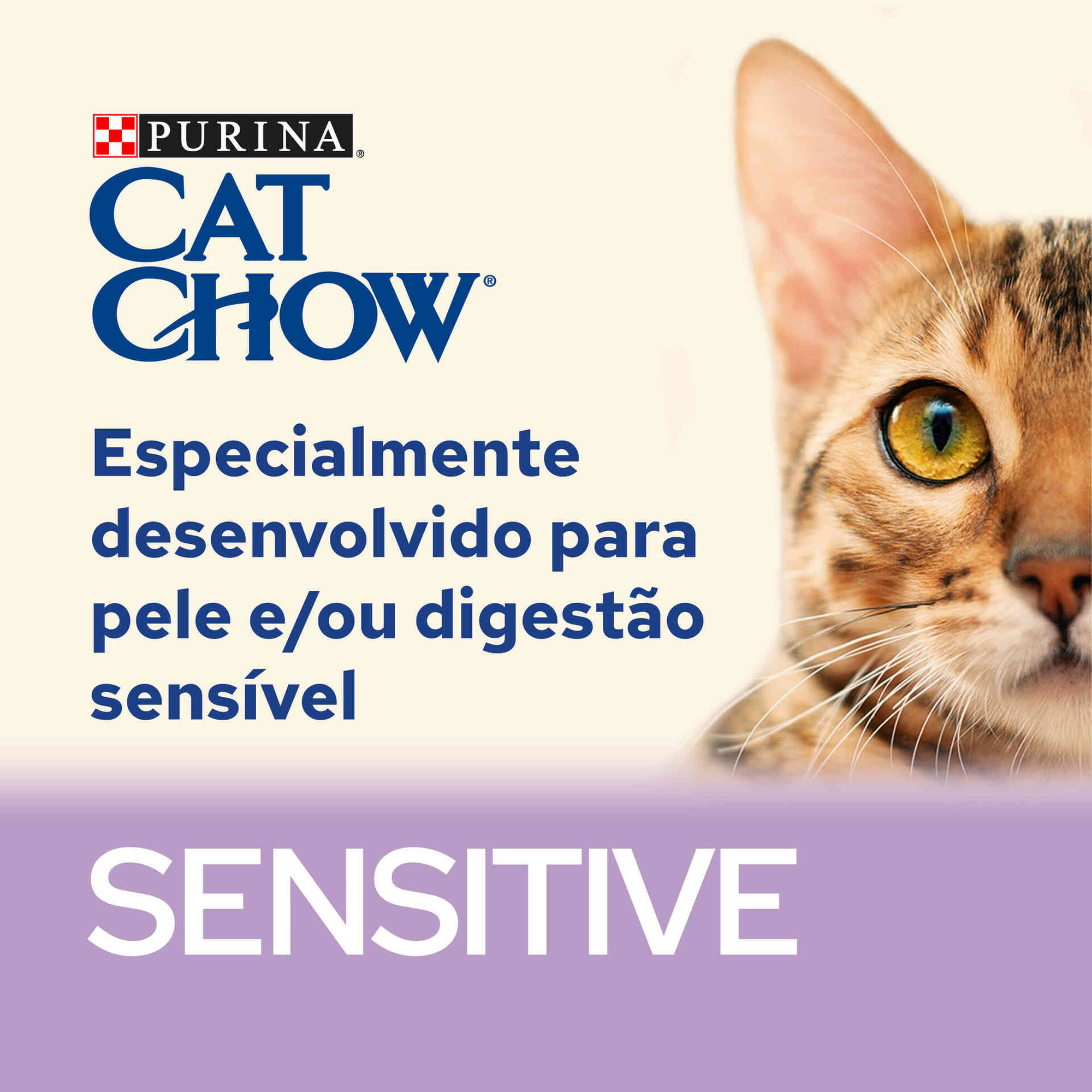 Ração para Gato Adulto Sensitive Salmão