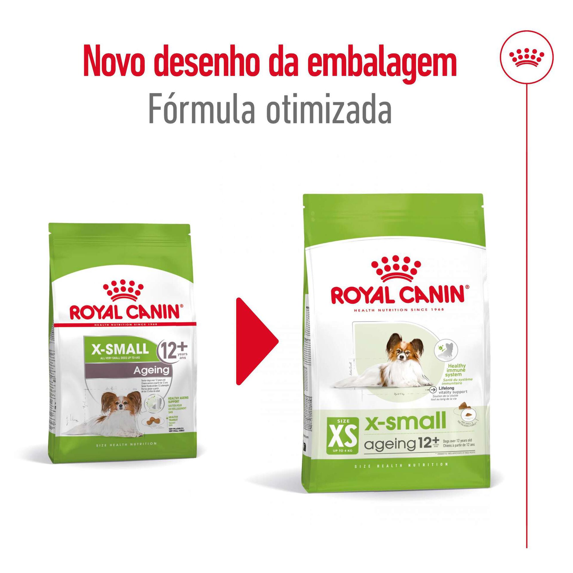Ração para Cão Sénior X-small Ageing 12+