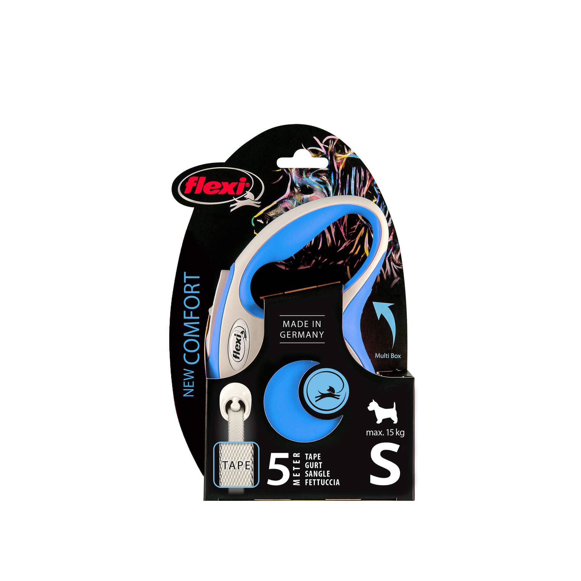 Trela para Cão New Confort Tape Azul