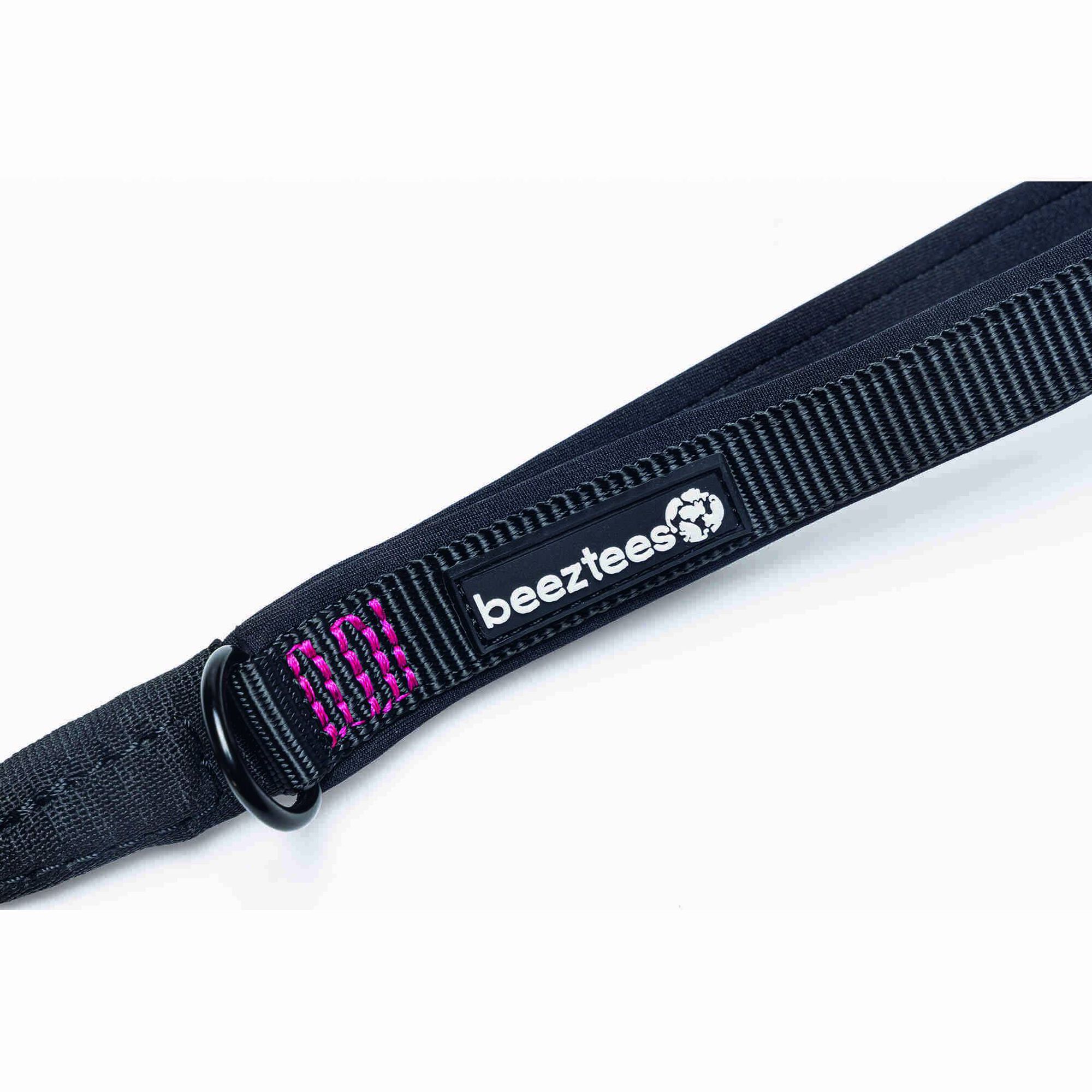 Trela para Cão Corda Nylon Parinca Preta