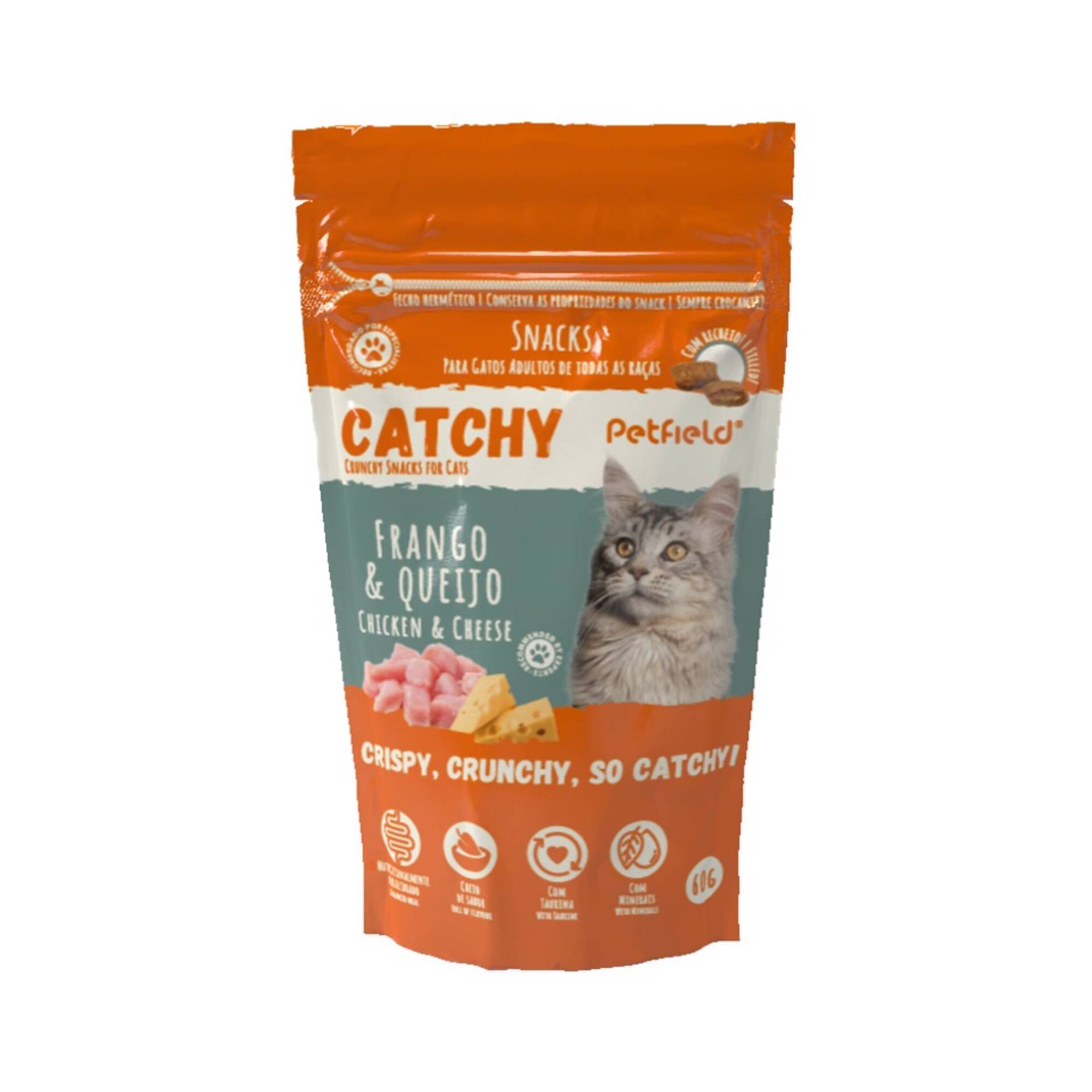 Snack para Gato Catchy Frango e Queijo