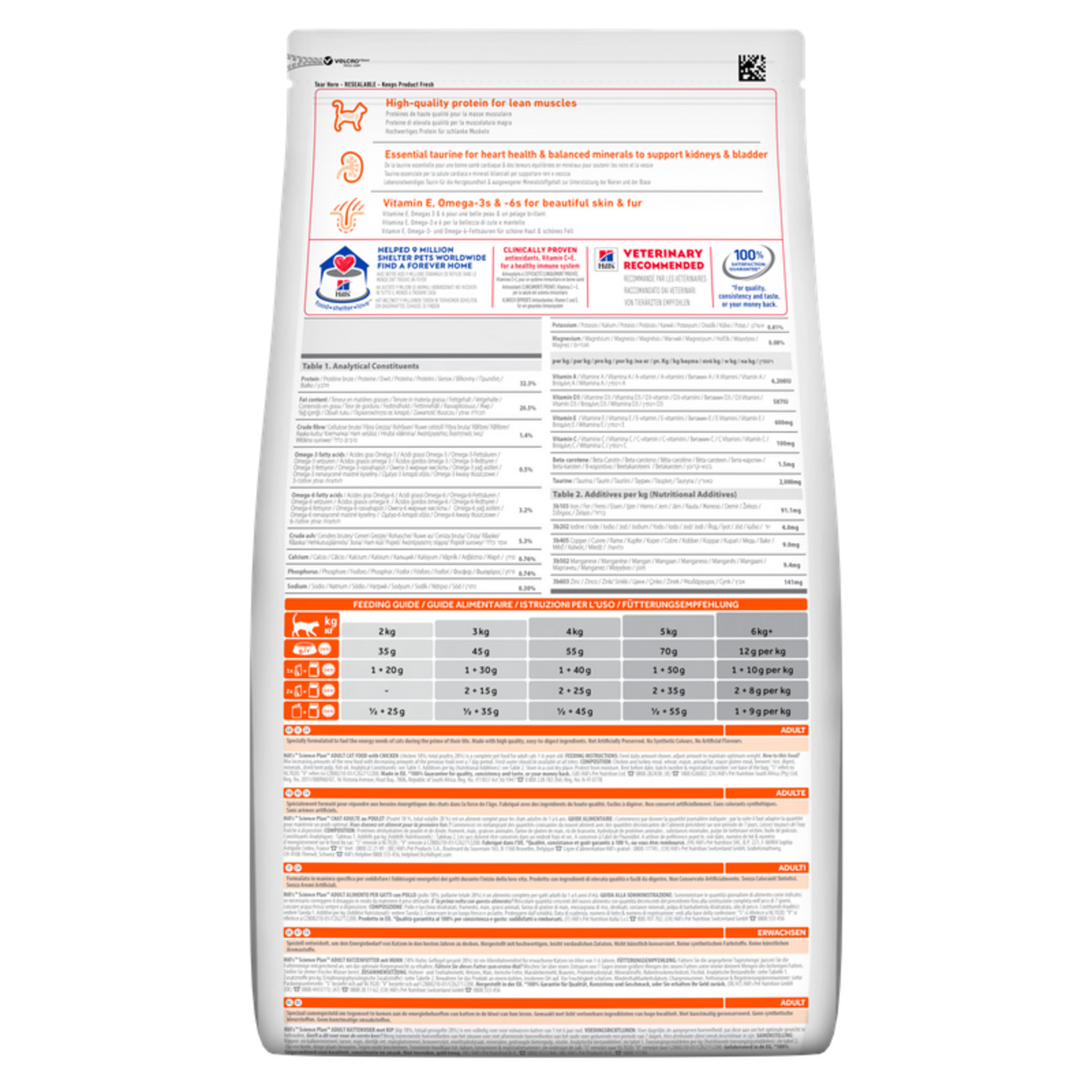 Ração para Gato Adulto Science Plan Frango