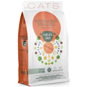 Ração para Gato Adulto Esterilizado Salmão