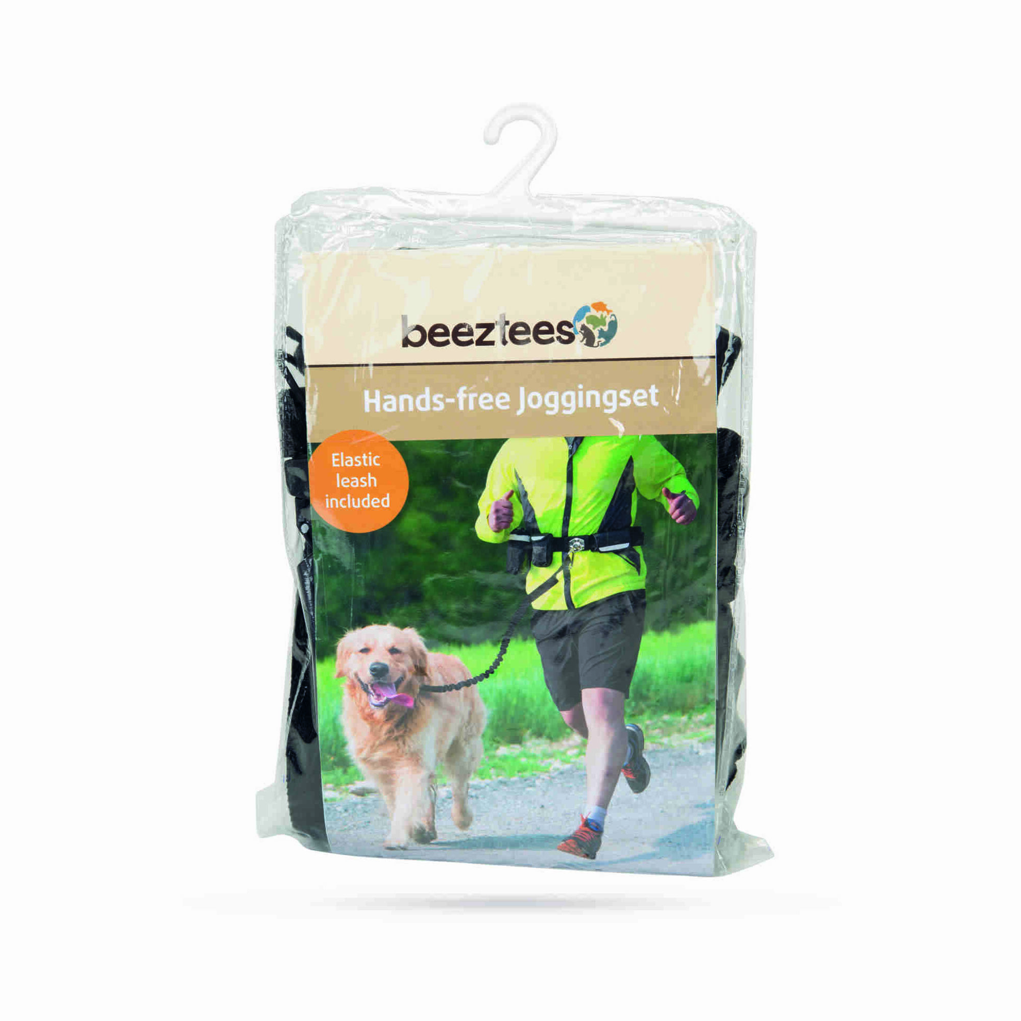 Trela para Cão Nylon HandsFree Jogginset