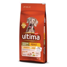 Ra&ccedil;&atilde;o para C&atilde;o Adulto M&eacute;dio e Maxi Frango e Arroz Affinity Ultima