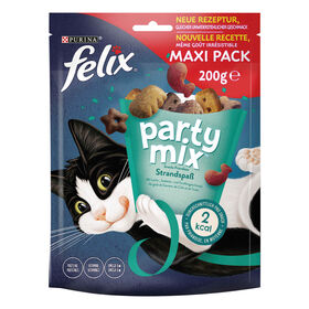 Snack para Gato Party Mix Ocean Salmão, Bacalhau e Truta Snack para Gato Party Mix Ocean Salmão, Bacalhau e Truta